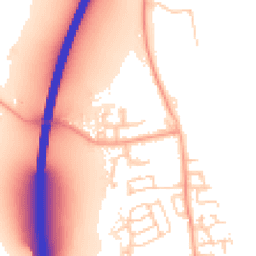 Daytime road noise heatmap for CM22 6JP