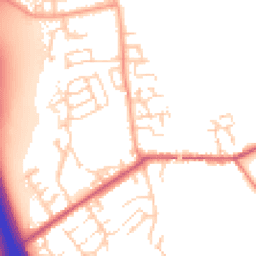 Daytime road noise heatmap for CM22 6LA