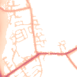 Daytime road noise heatmap for CM22 6LR