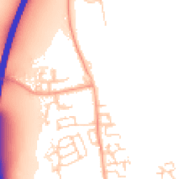 Daytime road noise heatmap for CM22 6LX