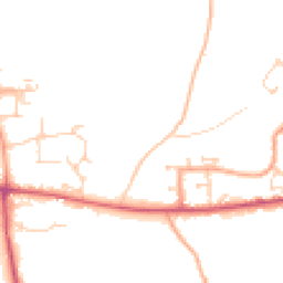 Daytime road noise heatmap for CM22 6NS