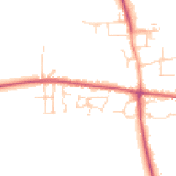 Daytime road noise heatmap for CM22 6QH