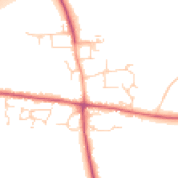 Daytime road noise heatmap for CM22 6QX