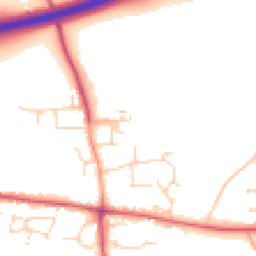 Daytime road noise heatmap for CM22 6RQ