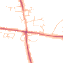 Daytime road noise heatmap for CM22 6SH