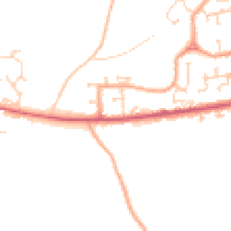 Daytime road noise heatmap for CM22 6SL