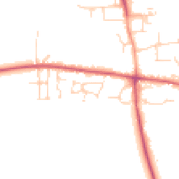Daytime road noise heatmap for CM22 6TS