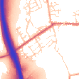 Daytime road noise heatmap for CM22 6UH
