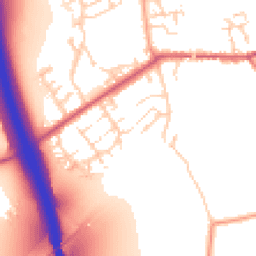 Daytime road noise heatmap for CM22 6UL