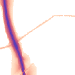 Night-time road noise heatmap for CM22 6XU