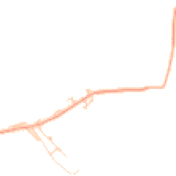 Daytime road noise heatmap for CM22 6YD