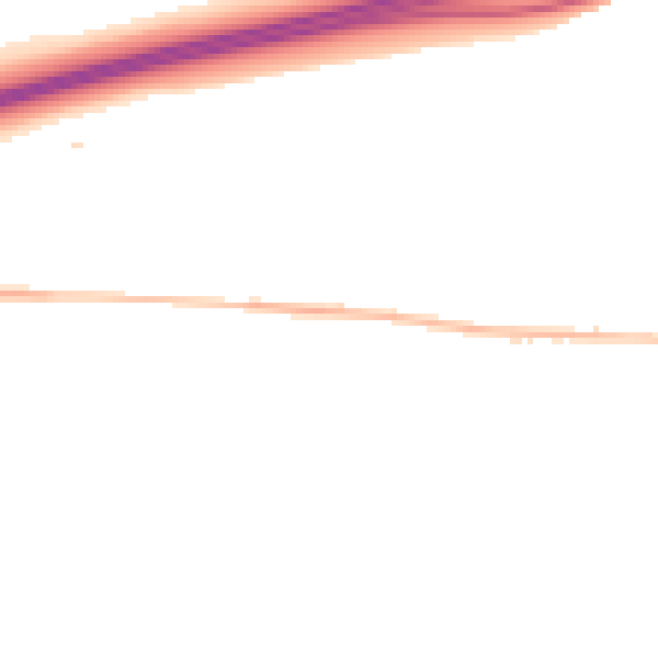 Night-time road noise heatmap for CM22 6YR