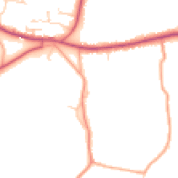 Daytime road noise heatmap for CM22 7AZ