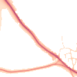 Daytime road noise heatmap for CM22 7DL