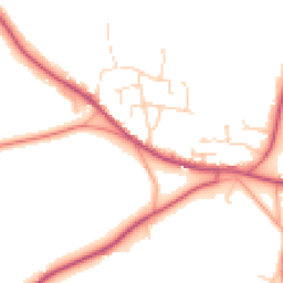 Daytime road noise heatmap for CM22 7DZ