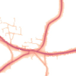 Daytime road noise heatmap for CM22 7EG