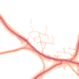 Daytime road noise heatmap for CM22 7EJ