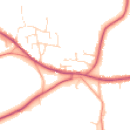 Daytime road noise heatmap for CM22 7EU