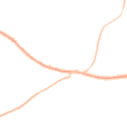 Night-time road noise heatmap for CM22 7EU