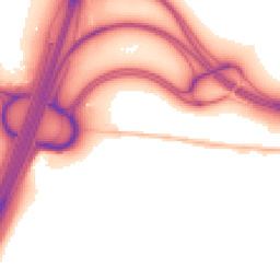 Night-time road noise heatmap for CM22 7FS