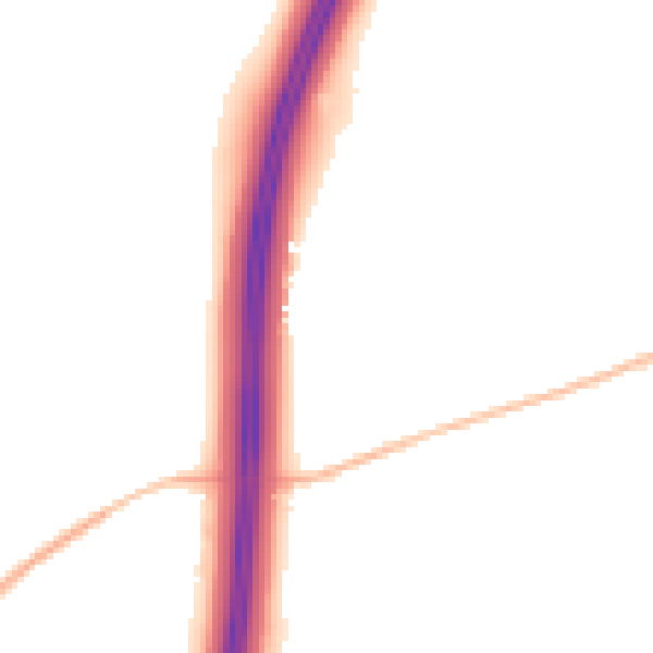 Night-time road noise heatmap for CM22 7NE