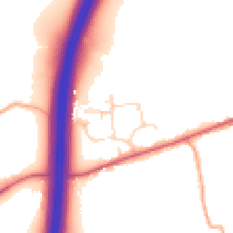 Daytime road noise heatmap for CM22 7NJ