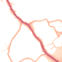 Daytime road noise heatmap for CM22 7RD
