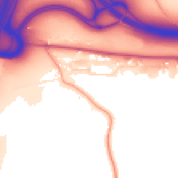 Daytime road noise heatmap for CM22 7TJ