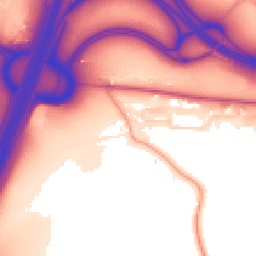 Daytime road noise heatmap for CM22 7TQ