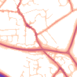 Daytime road noise heatmap for CM6 1AF