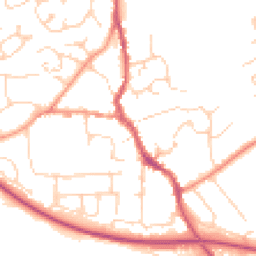 Daytime road noise heatmap for CM6 1AG