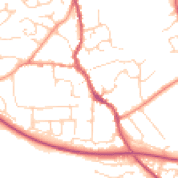 Daytime road noise heatmap for CM6 1AH