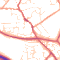 Daytime road noise heatmap for CM6 1AJ
