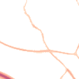 Night-time road noise heatmap for CM6 1AJ