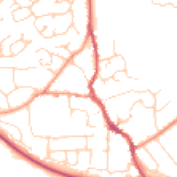 Daytime road noise heatmap for CM6 1AX
