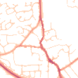 Daytime road noise heatmap for CM6 1AY