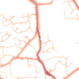 Daytime road noise heatmap for CM6 1AZ