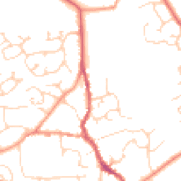 Daytime road noise heatmap for CM6 1BA