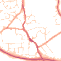 Daytime road noise heatmap for CM6 1BE