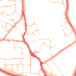 Daytime road noise heatmap for CM6 1BG