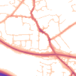 Daytime road noise heatmap for CM6 1BH