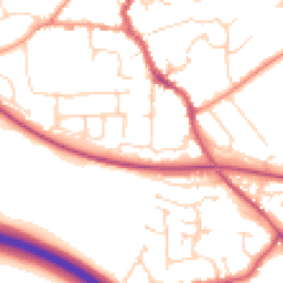Daytime road noise heatmap for CM6 1BJ