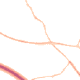 Night-time road noise heatmap for CM6 1BN