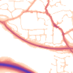 Daytime road noise heatmap for CM6 1BP