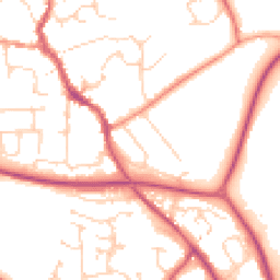 Daytime road noise heatmap for CM6 1BQ