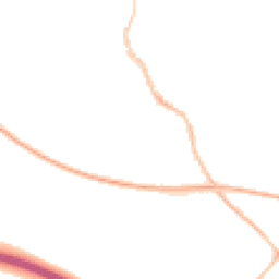 Night-time road noise heatmap for CM6 1BT