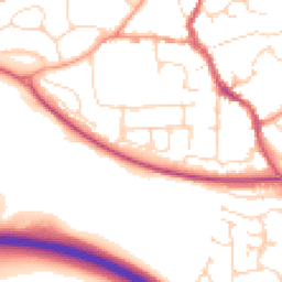 Daytime road noise heatmap for CM6 1BU