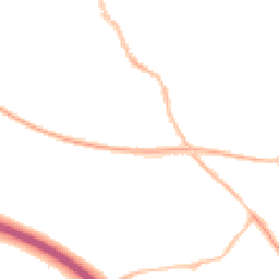 Night-time road noise heatmap for CM6 1BW