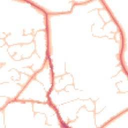Daytime road noise heatmap for CM6 1BX