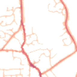 Daytime road noise heatmap for CM6 1BY